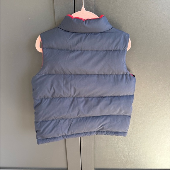 Ralph Lauren Reversible Down Vest 3T/4T Navy Red - Picture 4 of 11